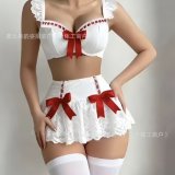 White (with stockings)