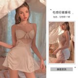 White nightgown + T-shirt