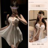 White nightgown + T-shirt