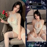 White [Underwire Bodysuit] without socks