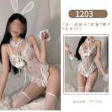 White + white fishnet stockings