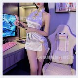 White + white stockings