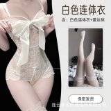 White + white stockings