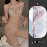 White + white stockings