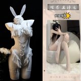 White suit + white stockings