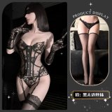 Slim and supple body + black stockings