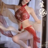 Xiaoqian [bellyband + shawl + gauze skirt + thong]