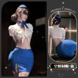 Xiaoyun Lianmian*Blue [Top + Skirt + Hat + Scarf]