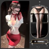 Xiaoyun Lianmian*Red + Black Fishnet Stockings