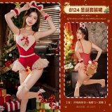 Sparkling Christmas Set [Jumpsuit + 2 Bracelets + Headband]