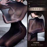 Y002 Black Glossy Silky Sleeping Bag