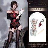 Y013 Set + [8105 Red Ribbon + 8126 Tie Choker + Racquet]