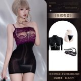 Y049 Set + [N74 Rhinestone Panties + 8113 Bra Chain + 8130 Eye Mask]