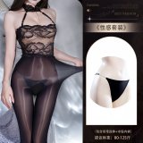 Y051 Black Bodysuit + [N74 Underwear]