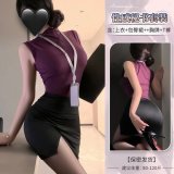 Yangmei purple + matching socks