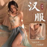 Jade hairpin flower blue set [True size, fits plus-size women]