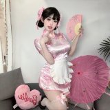 Chinese Girl Pink + Thong