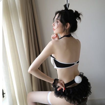 Stacy lace busty sexy bunny girl jumpsuit