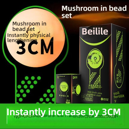 Beilile Mushroom Ball Condom Medium 10 pieces/box