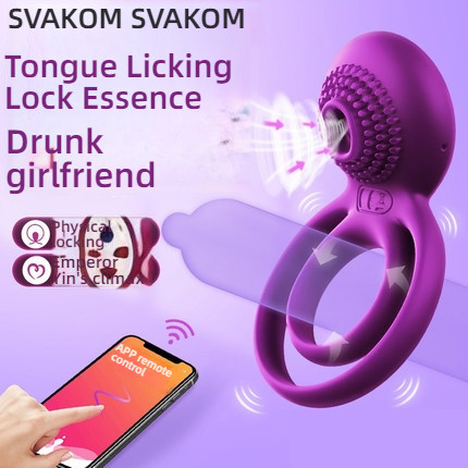 SVAKOM 2nd Generation Advanced Couple Co Shock Male Double Ring Lock Precision Ring