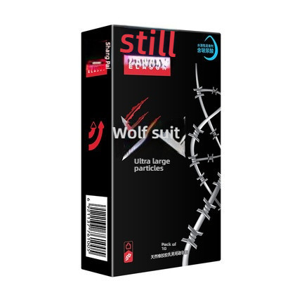 Shang brand wolf tooth set large particle condom set of 10 pieces