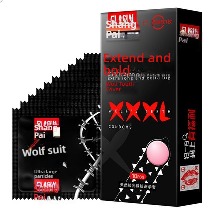 Shangpai Wolf Teeth Soft Bead Condom Set of 10