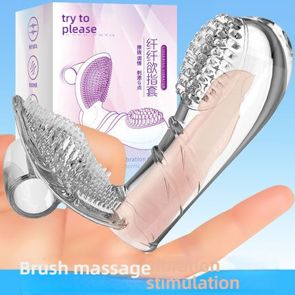 Pleasing the brush, shocking the private parts, stimulating the delicate fibers, and wanting finger cots