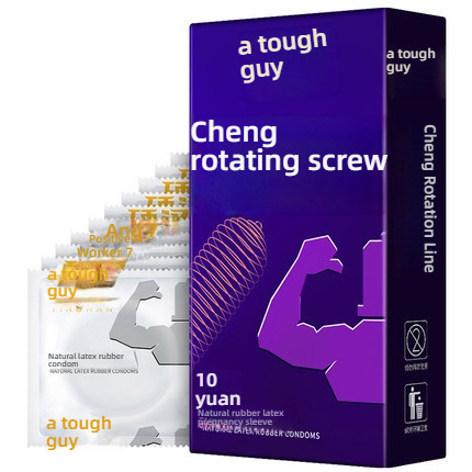 Shangpai Hardman Series Twisted Thread Condom Set of 10 Pieces