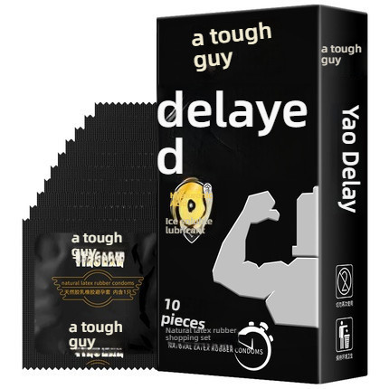 Shangpai Hardman Series Physical Delay Condom Set 10 Pieces (Comes with Delay Ring)