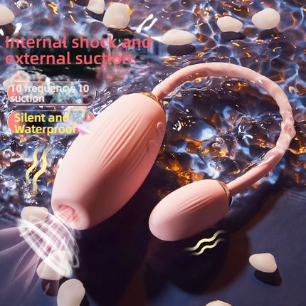 Manolola Sucks Shocking Jumping Egg Pink