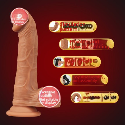 TSN 360 ° Twisted Upward Twisted Male Female Wearable dildo