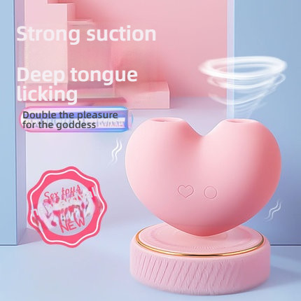 SVAKOM Swakon Peach Dolphin Heart shaped Tongue Licking Sucker