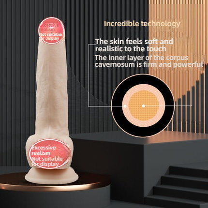 Addition: Ultra high frequency telescopic penis with a frequency of thousands of times per minute