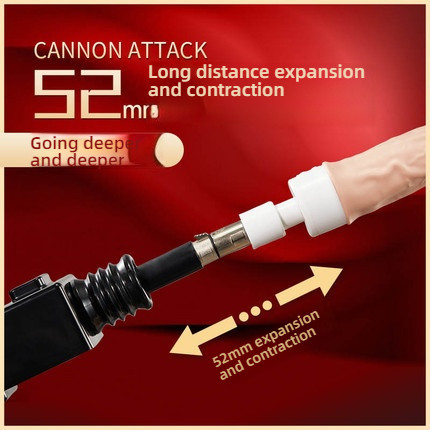Tu Ye fully active heating telescopic cannon machine with suction cup