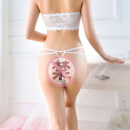 Stacy lace diamond hollow out fun underwear