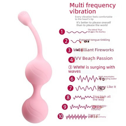 Yunman Lulu Double Shock Vaginal Exercise Ball with Remote Control and Shock Function