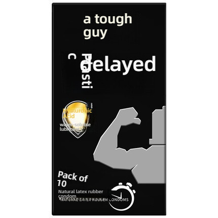 Shangpai Hardman Series Physical Delay Condom Set 10 Pieces (Comes with Delay Ring)