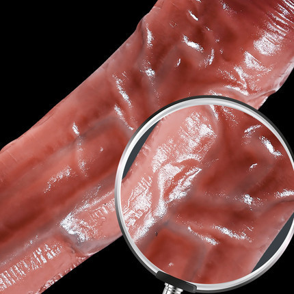 Cupid makeup sprays oil, stretches and twists, shaking penis