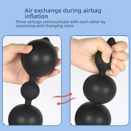 Yunman Adjustable Inflatable Pulling Bead with Lock Ring Rear Toy