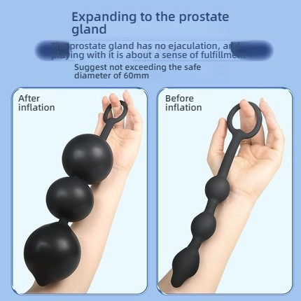 Yunman Adjustable Inflatable Pulling Bead with Lock Ring Rear Toy