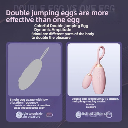 Manolola Sucks Shocking Jumping Egg Pink