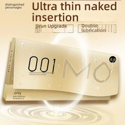 Gentleman's ultra-thin nude 001 polyurethane anti allergy 750mg large capacity hyaluronic acid condom 1 piece/box