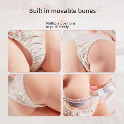 Luring Fun Giant Breasts G Cup, slim waist, perky buttocks, pure school flower, Lingwa real person replica, half body in