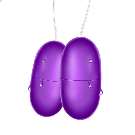 Mysterious Girl's Name Double Jumping Egg USB Purple