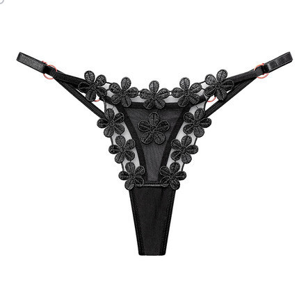 Stacy Japanese Sweet Petal Mesh Underwear