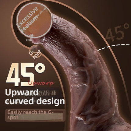 Wan Ant Coarse Black Bend Female Riding Manual dildo