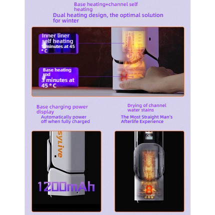 Easy Live No8 APP intelligent control cloud voice package telescopic heating airplane cup