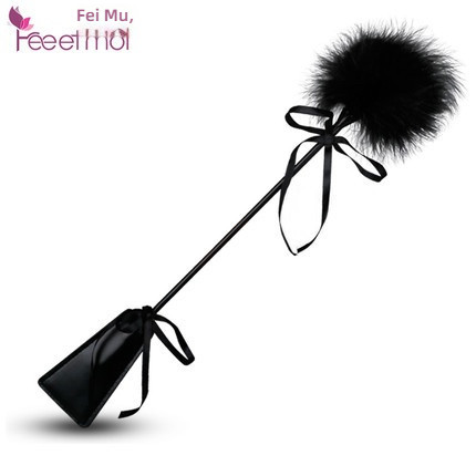 Fei Mu Accessories Dreamy Feather Hand Patting Black