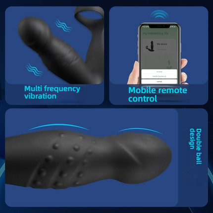 Jee. Yue Ball Shaking and Pinching Large Prostate Massager APP Mastery