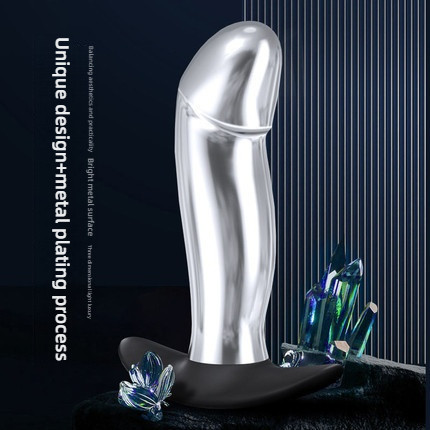 Yunman Silver Bright Anal Stopper - Wanyue Wear Anal Stopper Shock Remote Control Version for Going Out